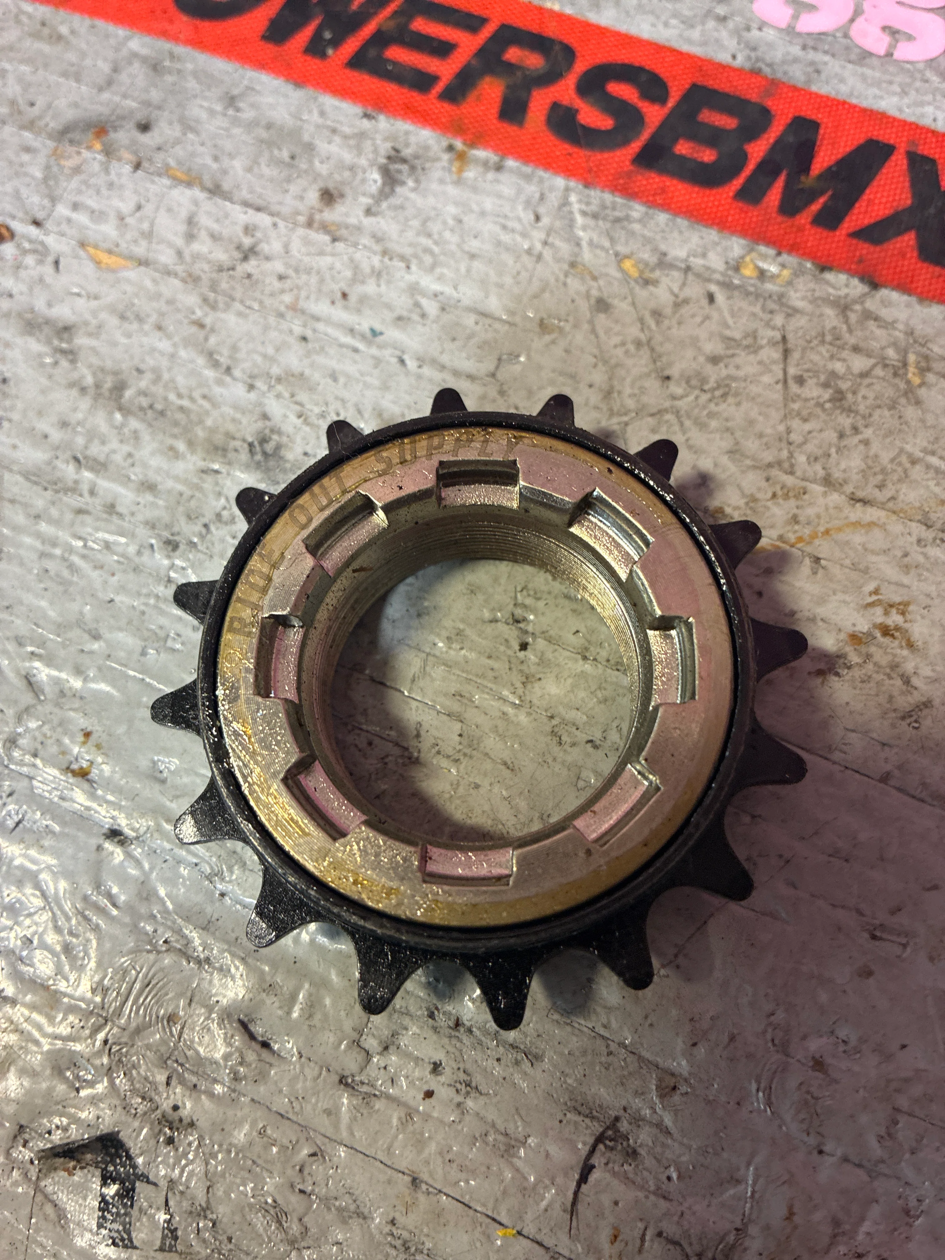 ride out supply 16t freewheel