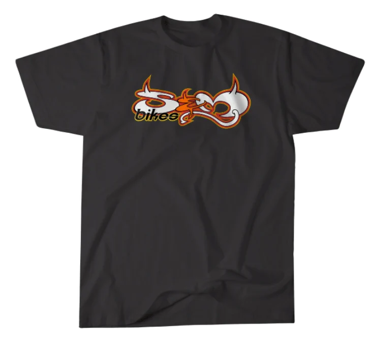 S&M DEVIL LETTERS TEE Black