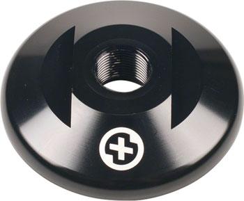 Salt Plus Trapeze Alloy front Hub Guard Black