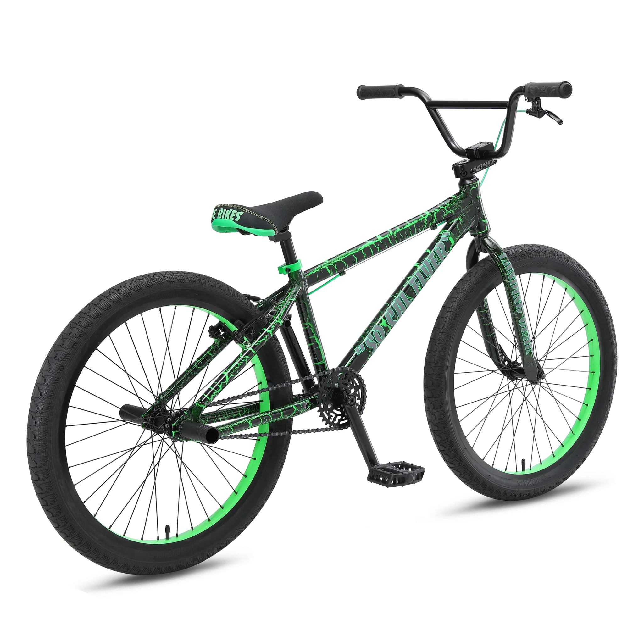 SE Bikes So Cal Flyer Green Crackle - Image 3