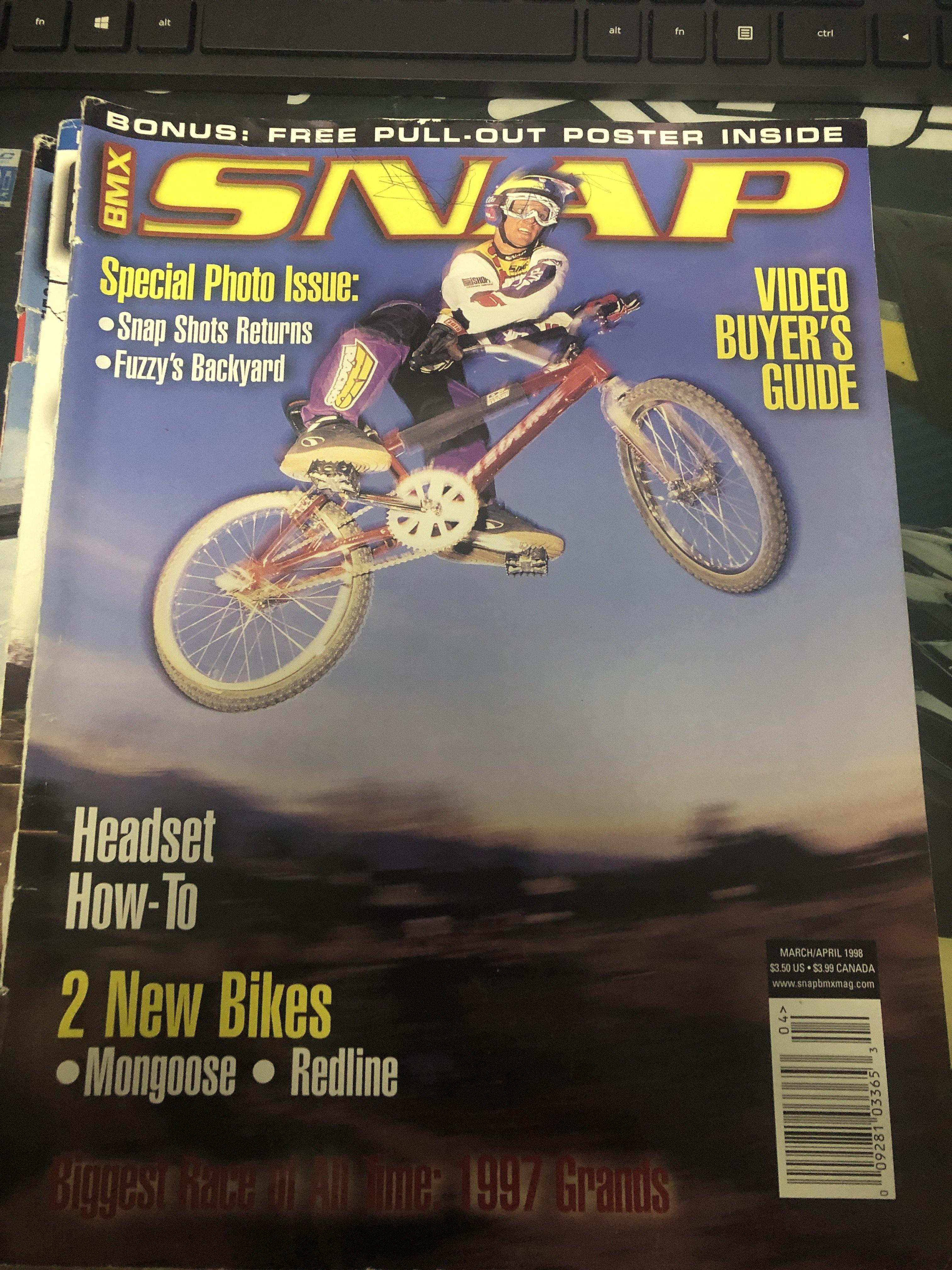 Snap BMX Magazine back issue 1998