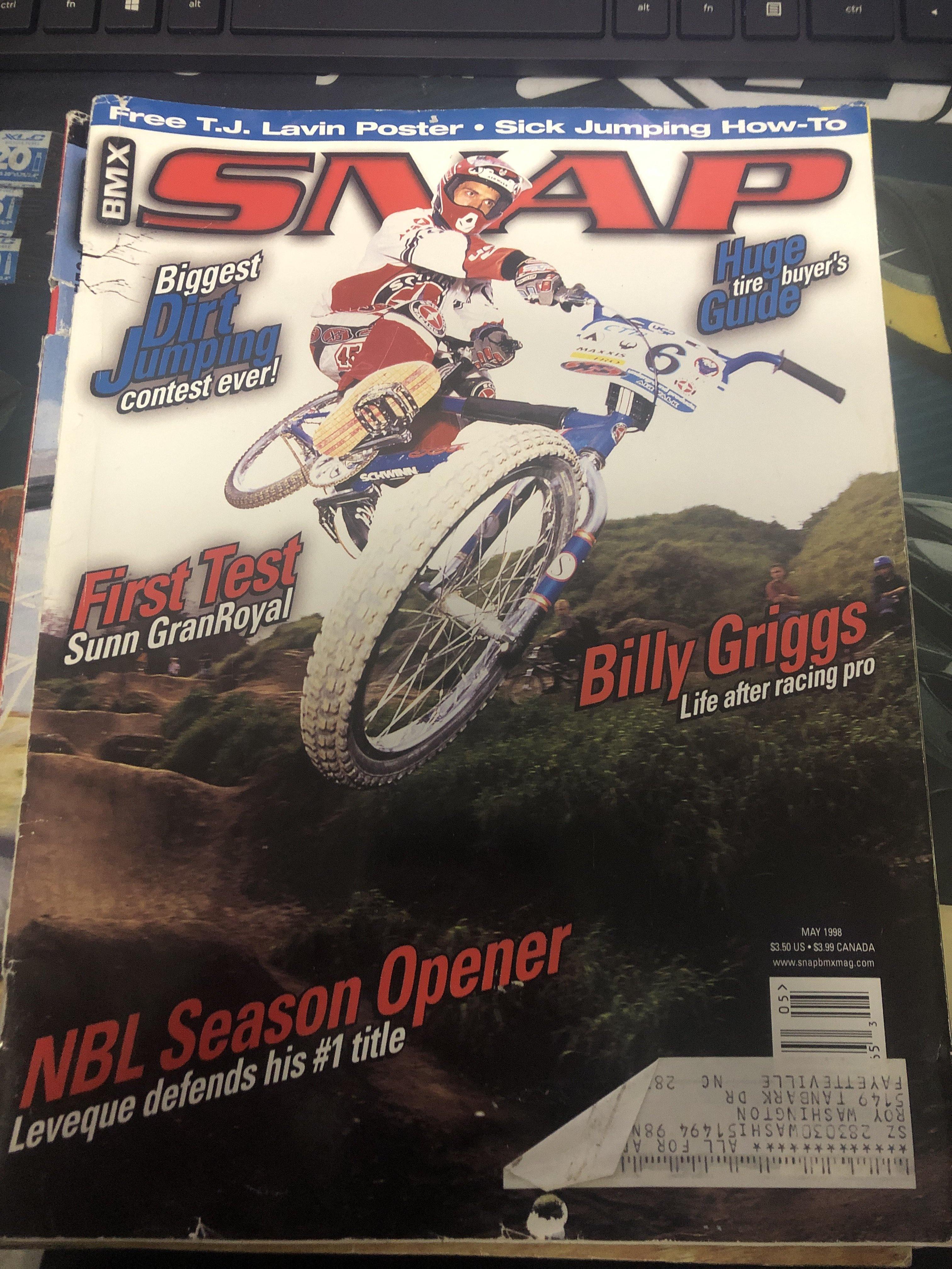 Snap BMX Magazine back issue 1998 - Image 2