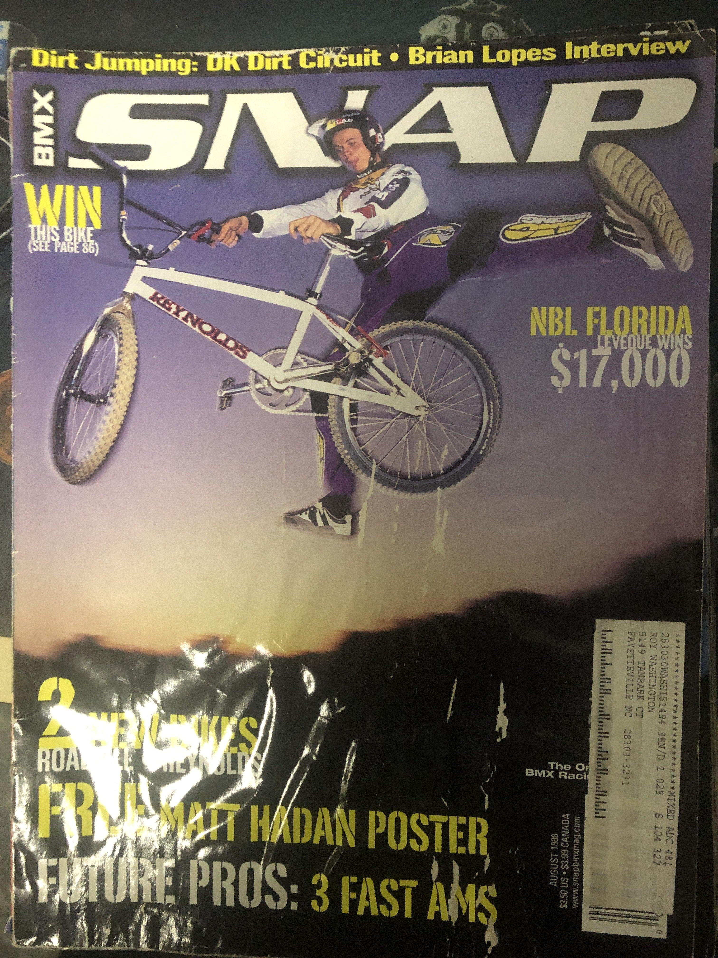 Snap BMX Magazine back issue 1998 - Image 5