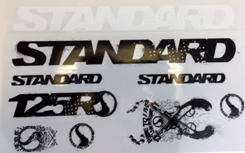 Standard byke 125R Series Frame Stickers