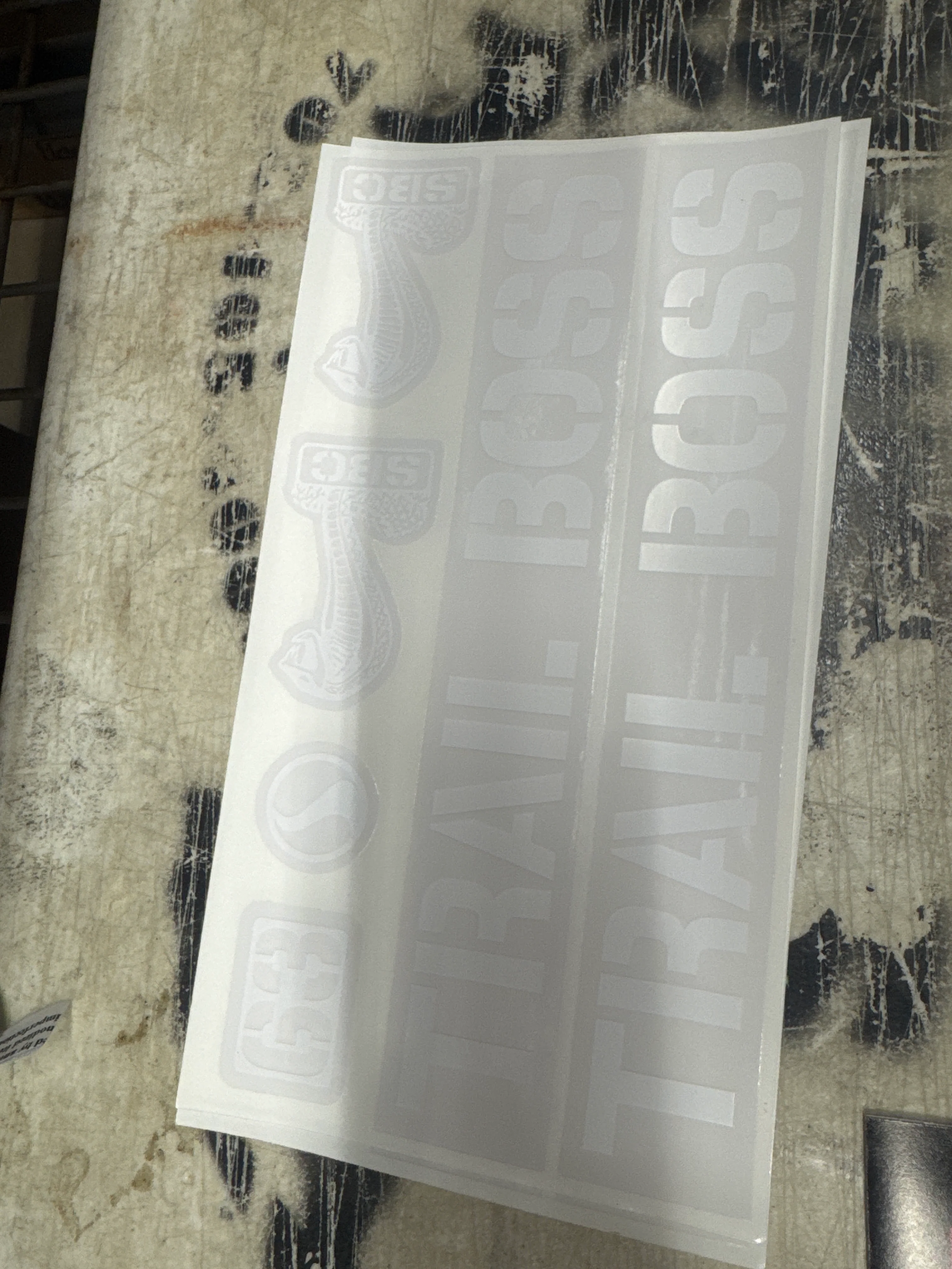 Standard Byke Trail Boss Frame sticker kit - Image 3