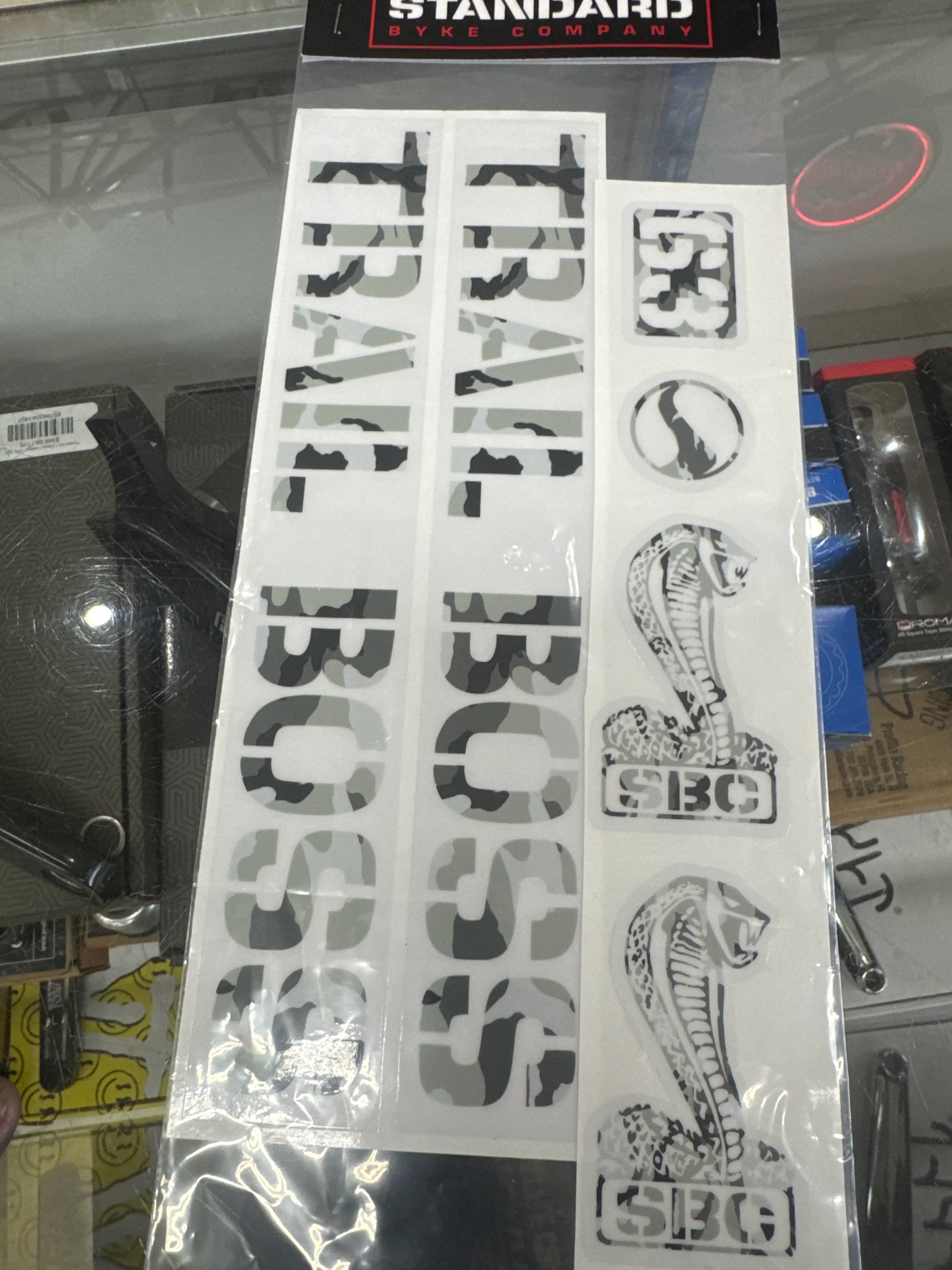 Standard Byke Trail Boss Frame sticker kit - Image 6