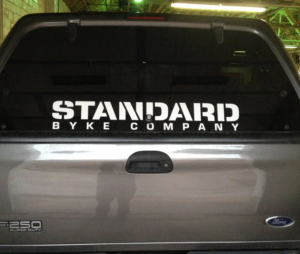 Standard byke Window Sticker - 36"