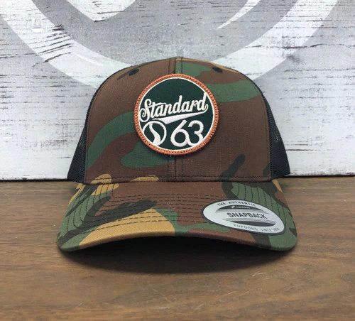 STANDARD Low Pro Trucker Camo G63 Logo