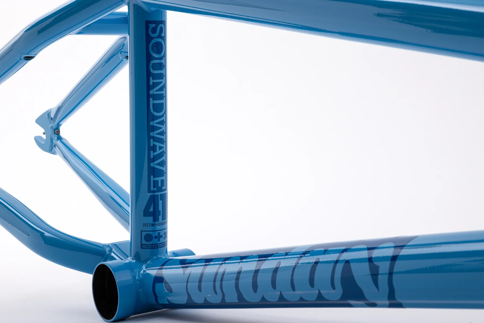 Sunday Soundwave v3 Frame Gloss Lichen Blue w/ Blue Stickers 20.75 - Image 2