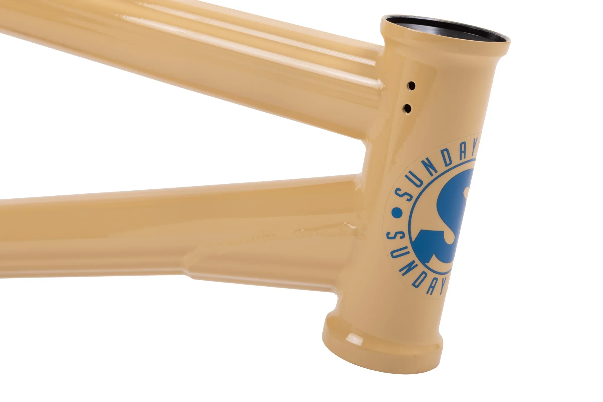 Sunday Soundwave v3 Frame Gloss Sand w/ Blue Stickers 20.75 - Image 2