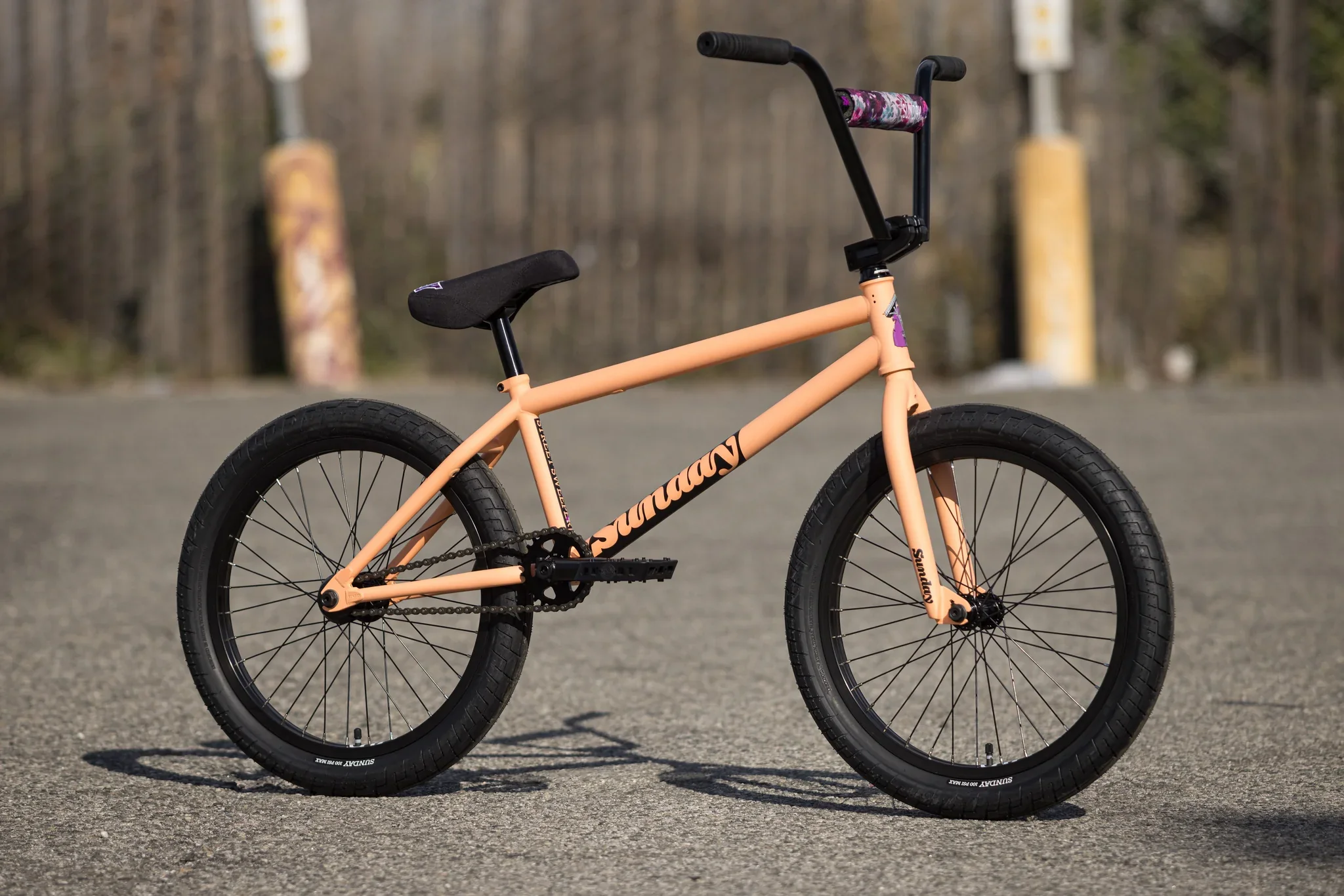 Sunday Street Sweeper - Jake Seeley Signature Matte Peach with 20.75" tt in RHD