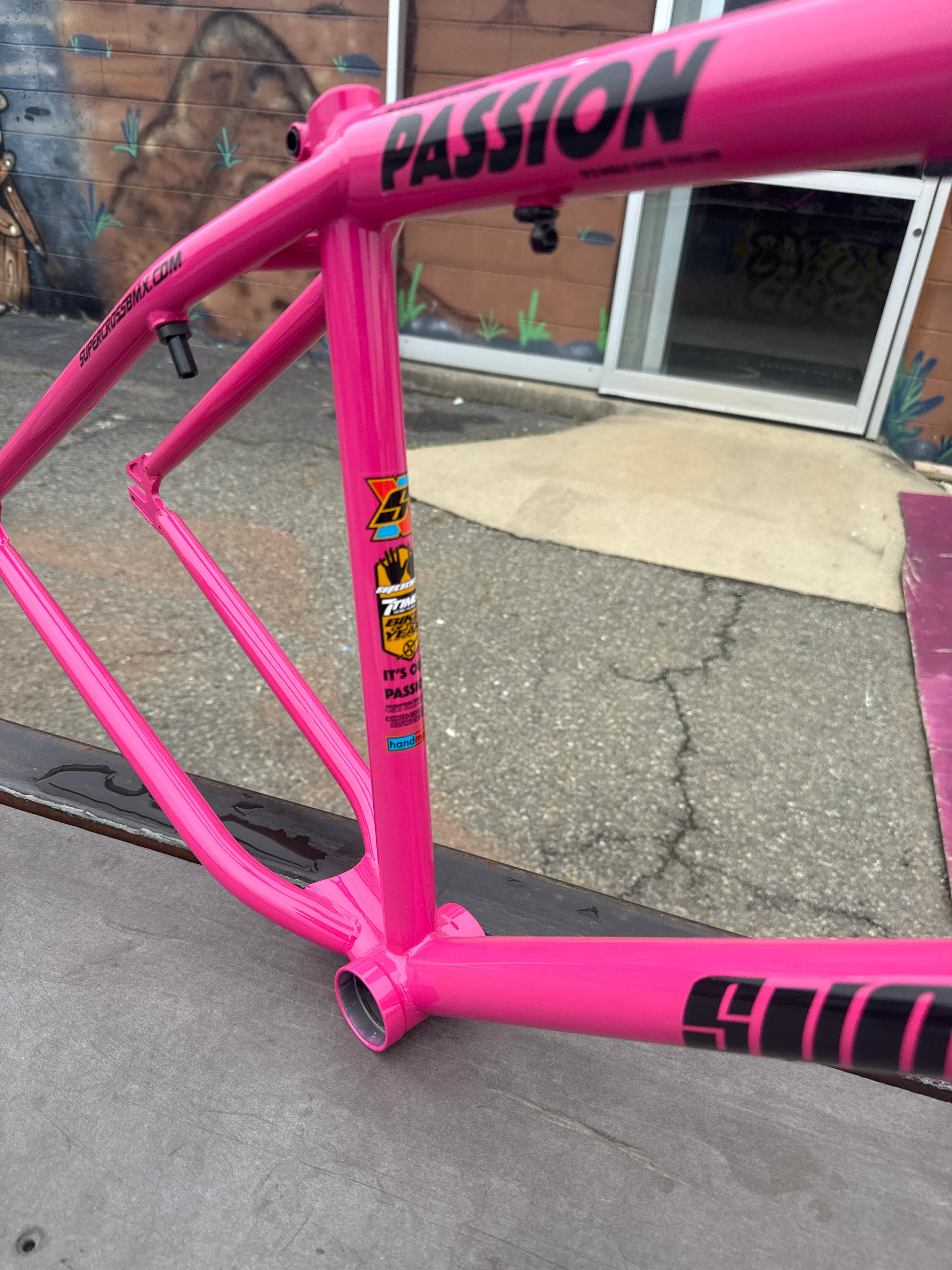 Supercross BMX 29" Passion BMX Frame/fork raspberry - Image 4