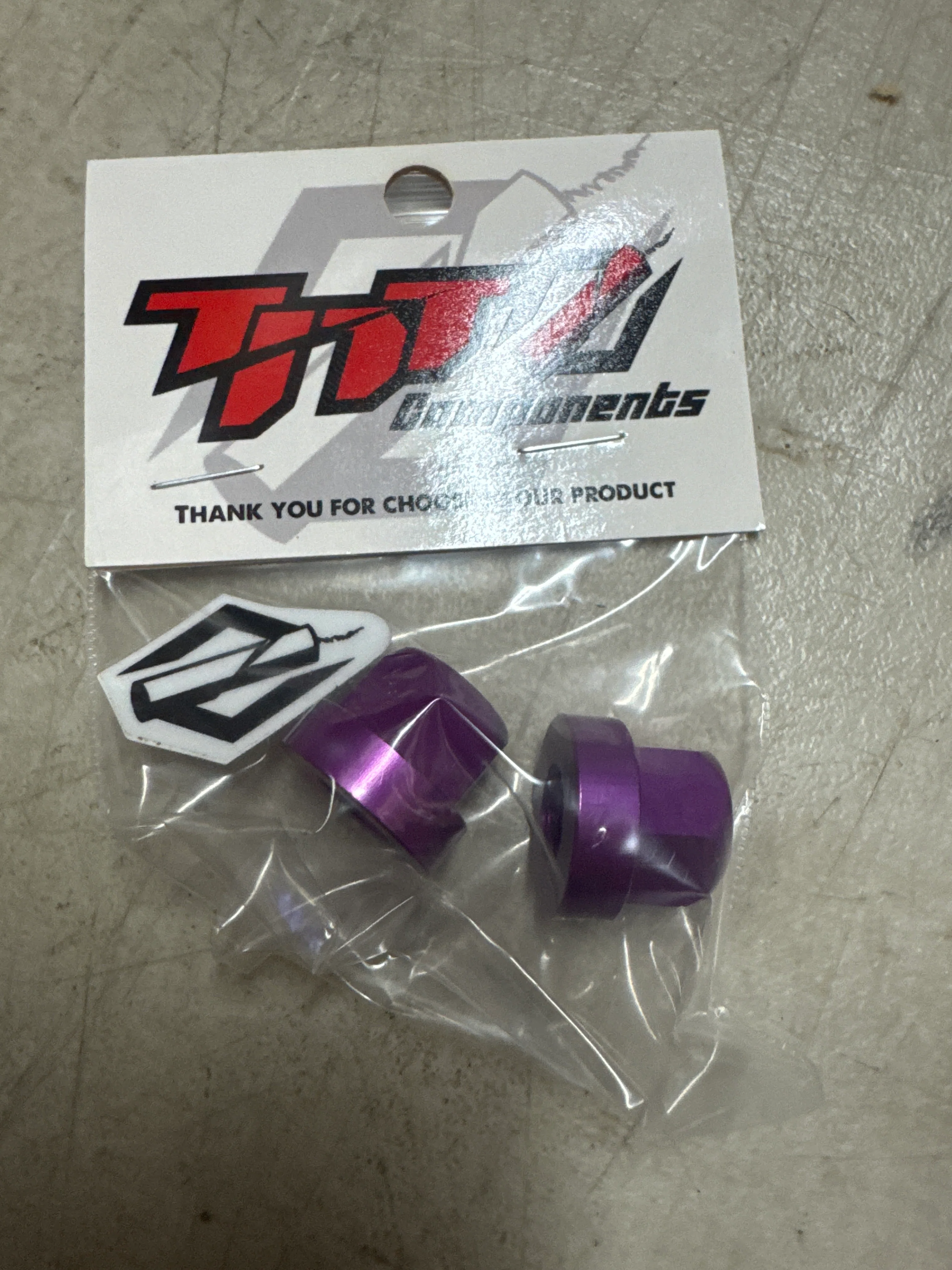 TNT Alloy Axle nuts 26tpi - Image 2