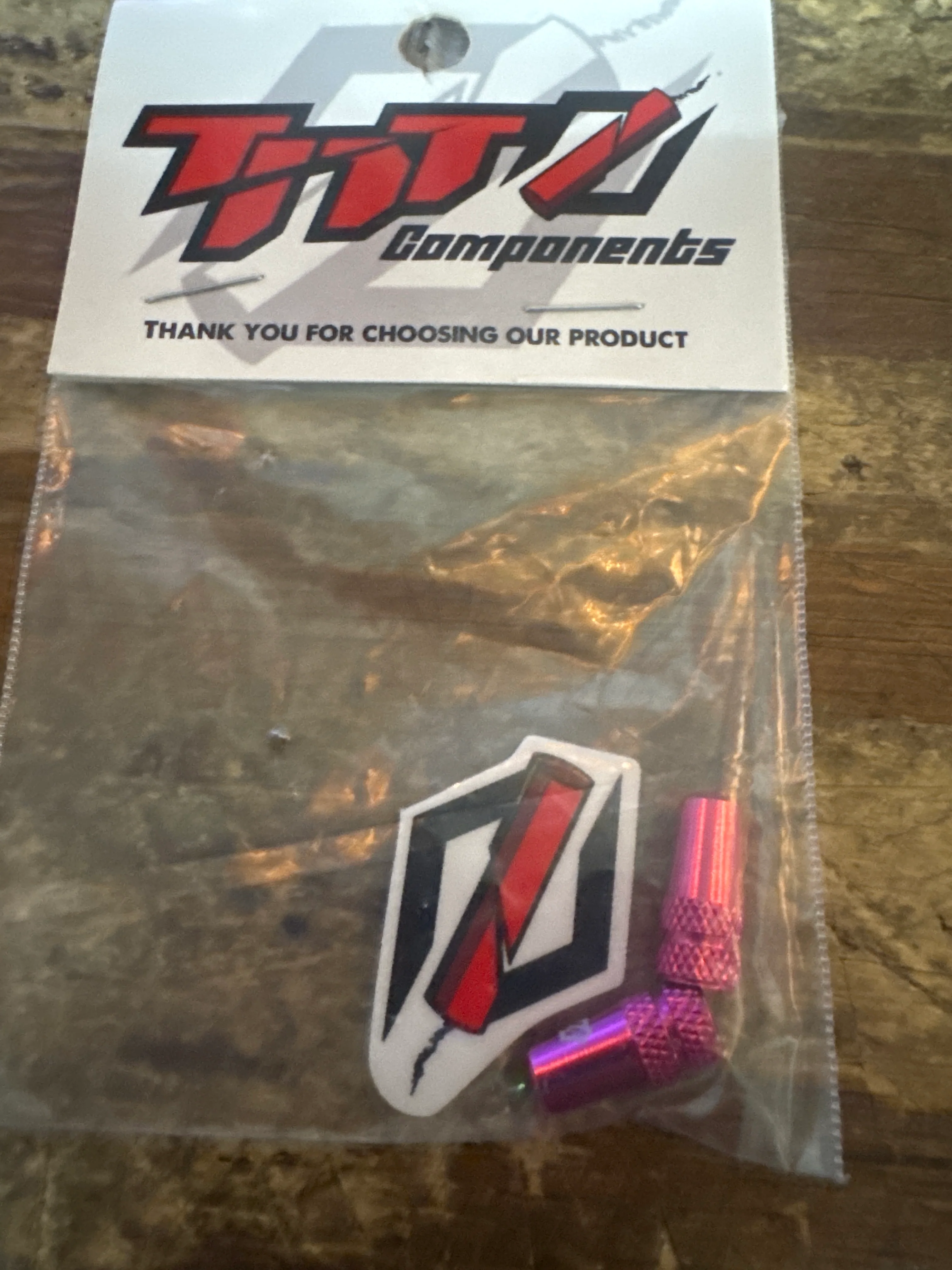 TNT bmx presta valve caps - Image 2