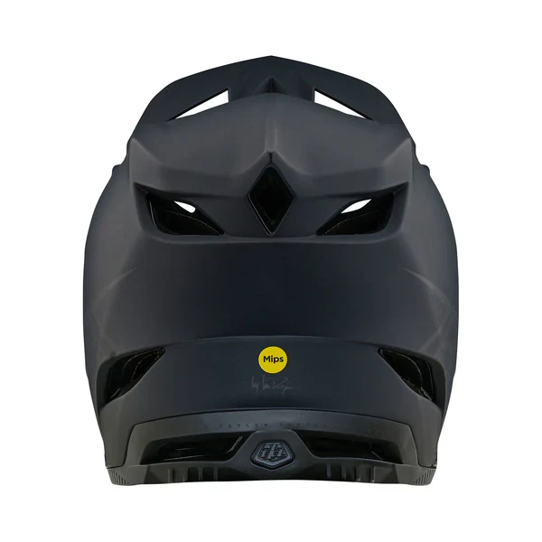 Troy Lee Design D4 Composite Helmet Stealth Black - Image 3