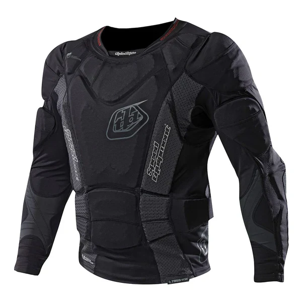 Troy Lee Design Youth 7855 HW Upper Body Armor Solid Black - Image 2