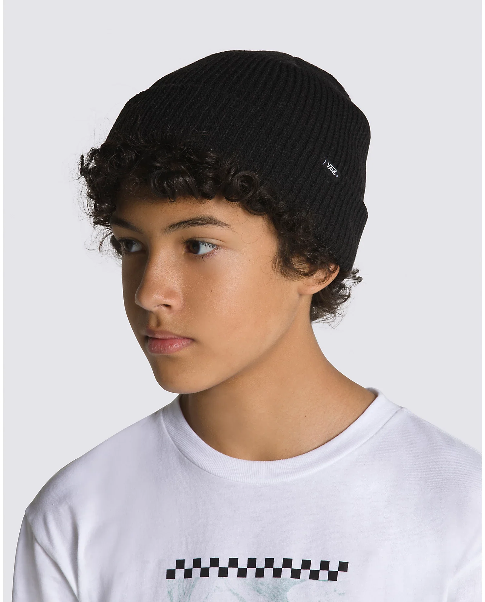 Vans Kids Core Beanie Black Cuff - Image 2